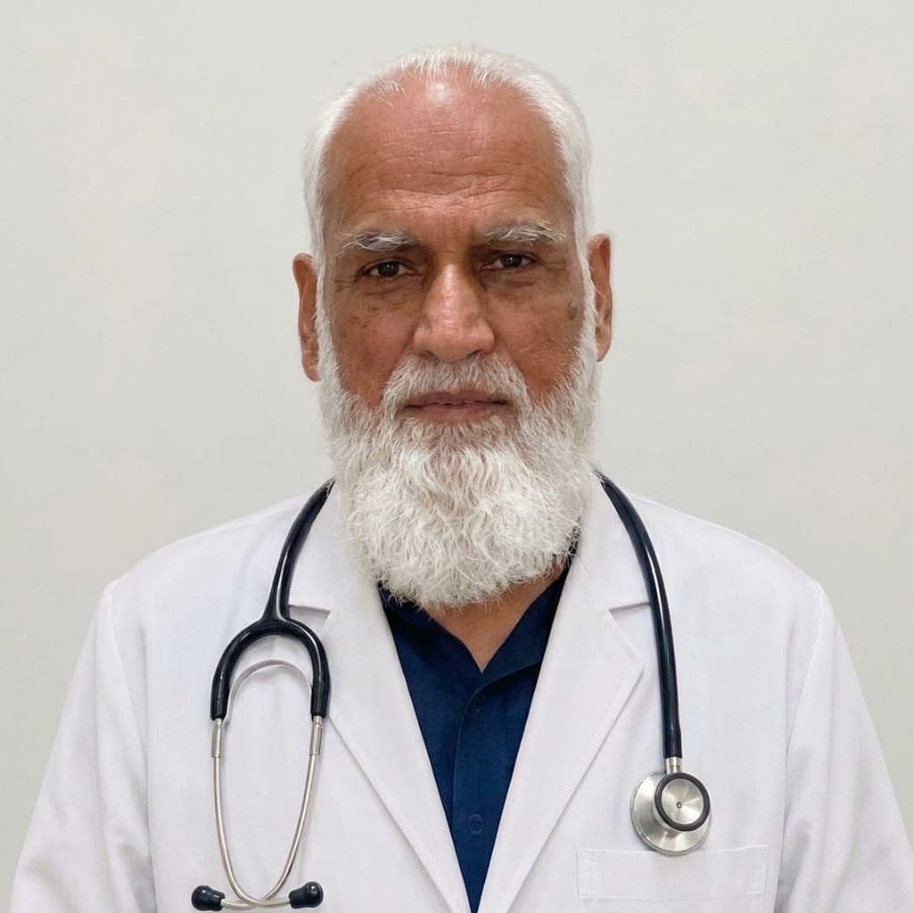 Dr Muhammad Khalid Bhatti, child specialist in Faisalabad